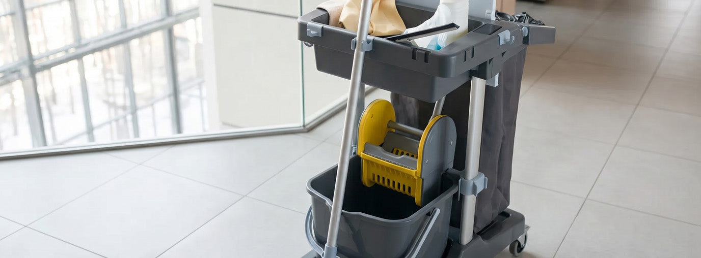 Chariot de ménage professionnel : lequel choisir selon votre activité