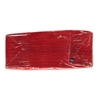 SERVIETTE 38X38 CM OUATE GAUFRÉE 2 PLIS ROUGE X1200