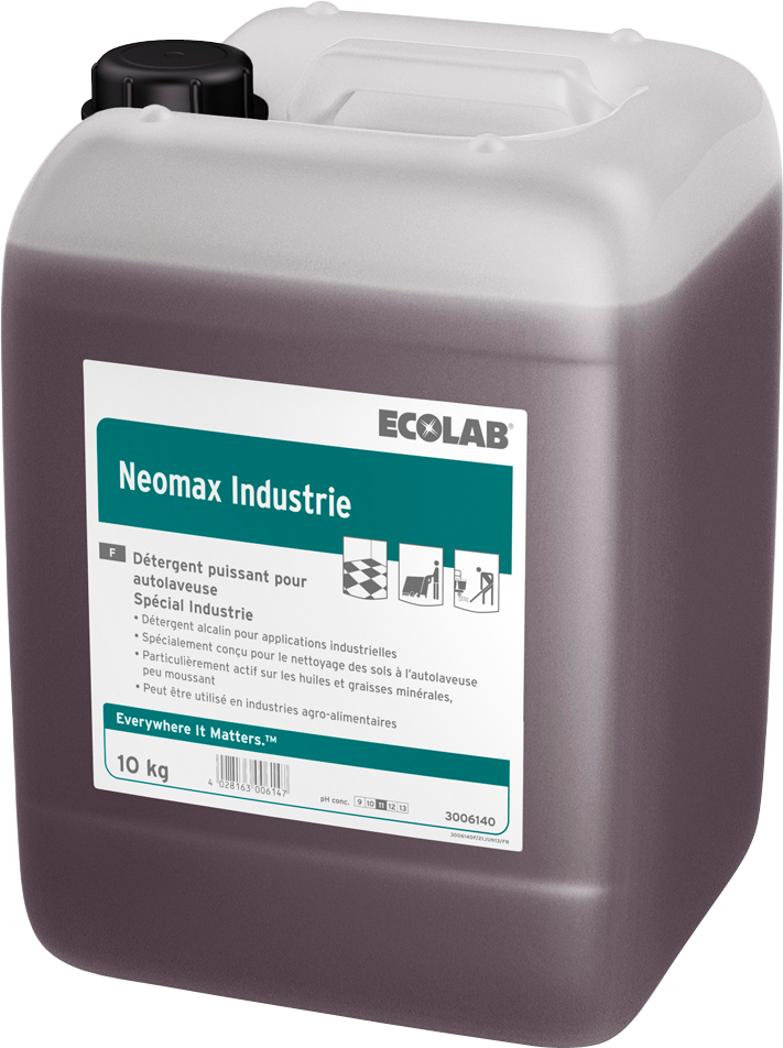 DETERGENT AUTOLAVEUSE ALCALIN NEOMAX INDUSTRIE ECOLAB 10KG