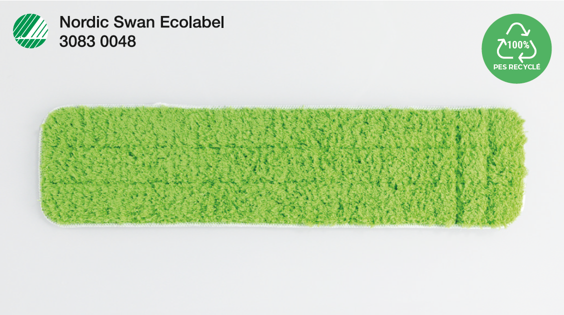 FRANGE DE BALAYAGE DE LAVAGE GRATTANT VELCRO 47CM VERT