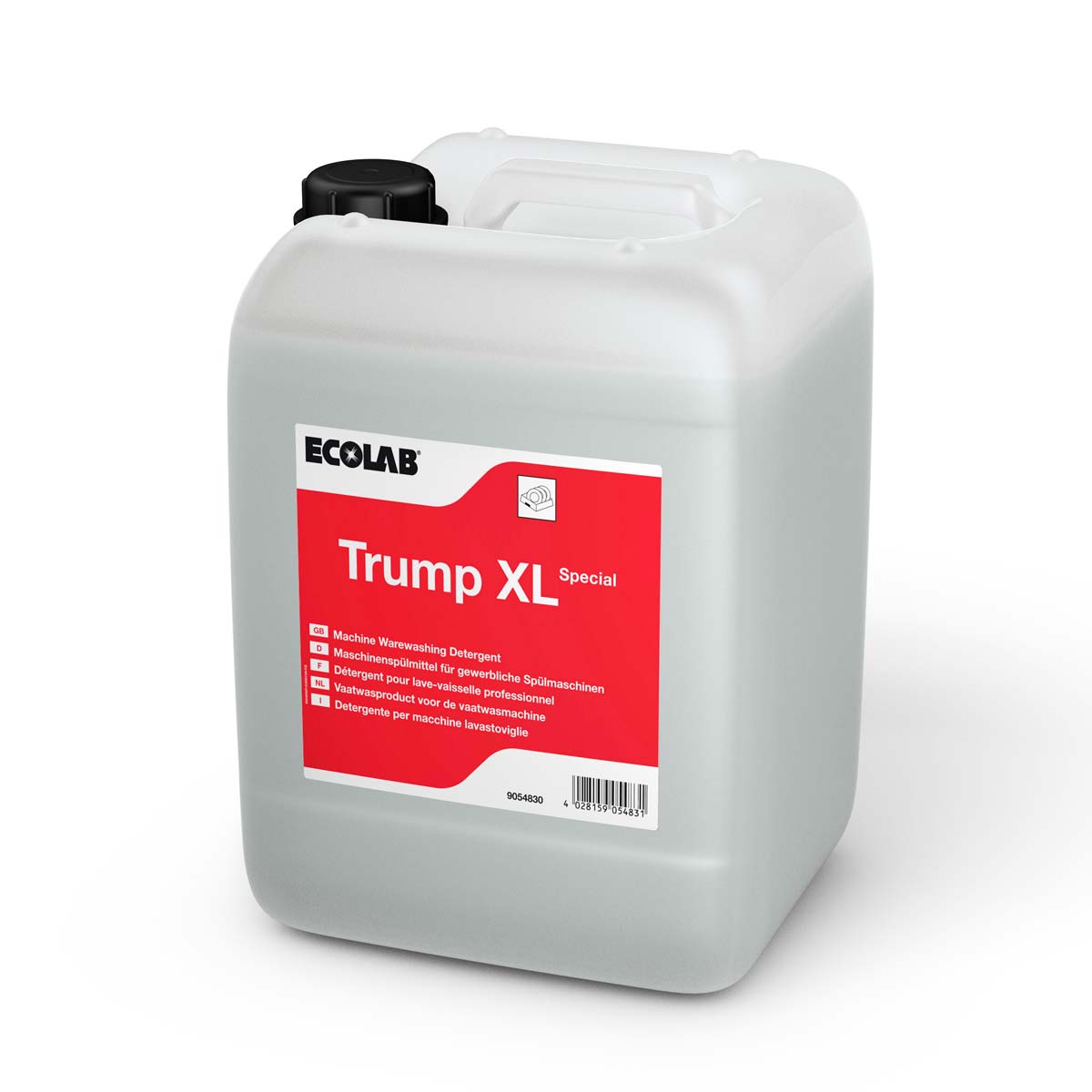 DETERGENT LIQUIDE VAISSELLE EAU DOUCE TRUMP XL SPECIAL ECOLAB 12KG