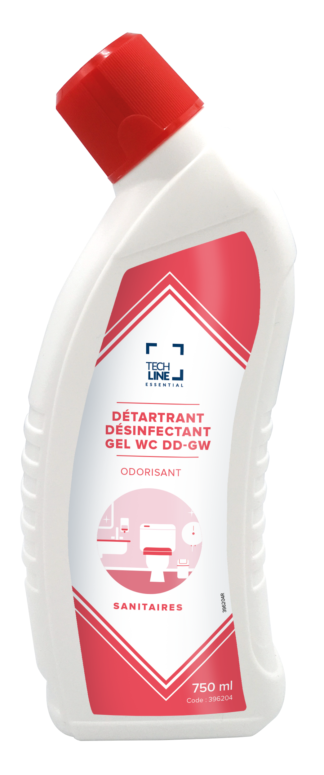 GEL WC DESINFECTANT DD-GW TECHLINE 750ML