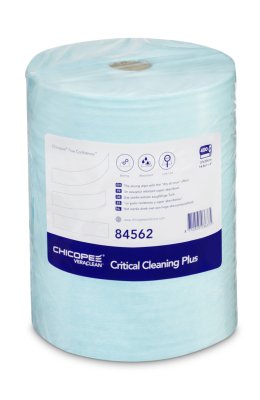 BOBINE DEVIDAGE CLASSIQUE NON TISSE VERACLEAN CRITICAL CLEANING+ BLEU 400 FORMATS 29X37CM