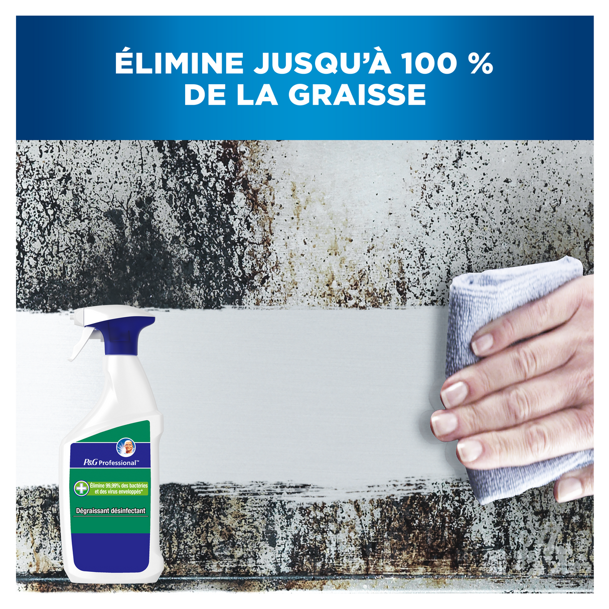 DEGRAISSANT DESINFECTANT CUISINE SPRAY K6 P&G PROFESSIONAL 750ML