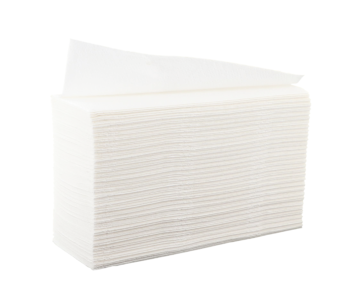 ESSUIE-MAINS PLIÉS EN Z TECHLINE BLANC 20.6X24CM 150 FORMATS 2 PLIS ECOLABEL X25