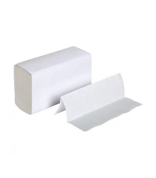 ESSUIE-MAINS PLIÉS EN Z BLANC 19.7 X 24 CM 150 FORMATS 2 PLIS ECOLABEL X25