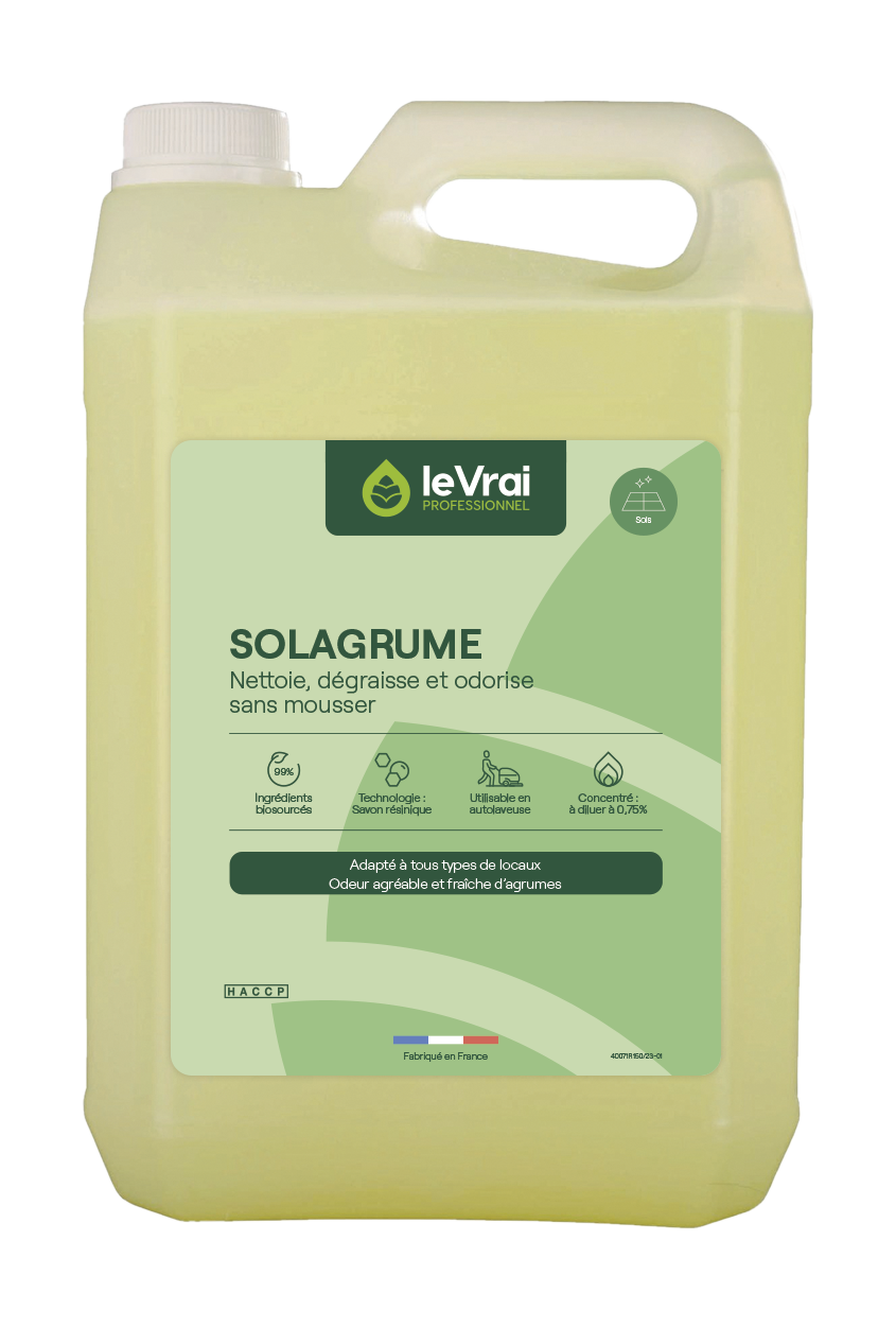NETTOYANT ODORISANT MULTI USAGES LE VRAI SOLAGRUME 5L