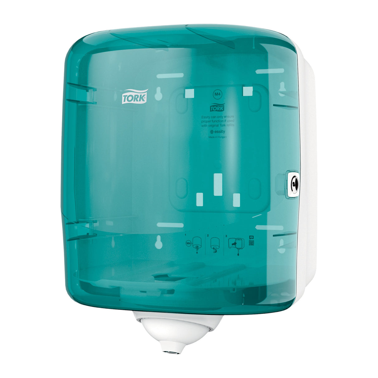 DISTRIBUTEUR BOBINE A DEVIDAGE CENTRAL TORK REFLEX MAXI TURQUOISE