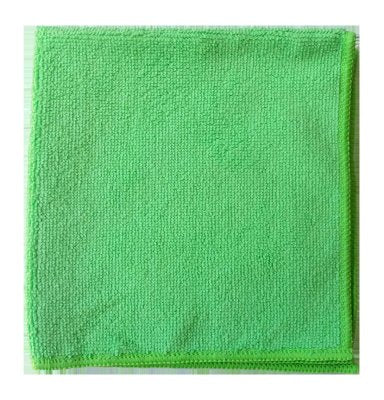 LAVETTE BOUCLEE MICROFIBRE TECHLINE 38X38CM VERT X5