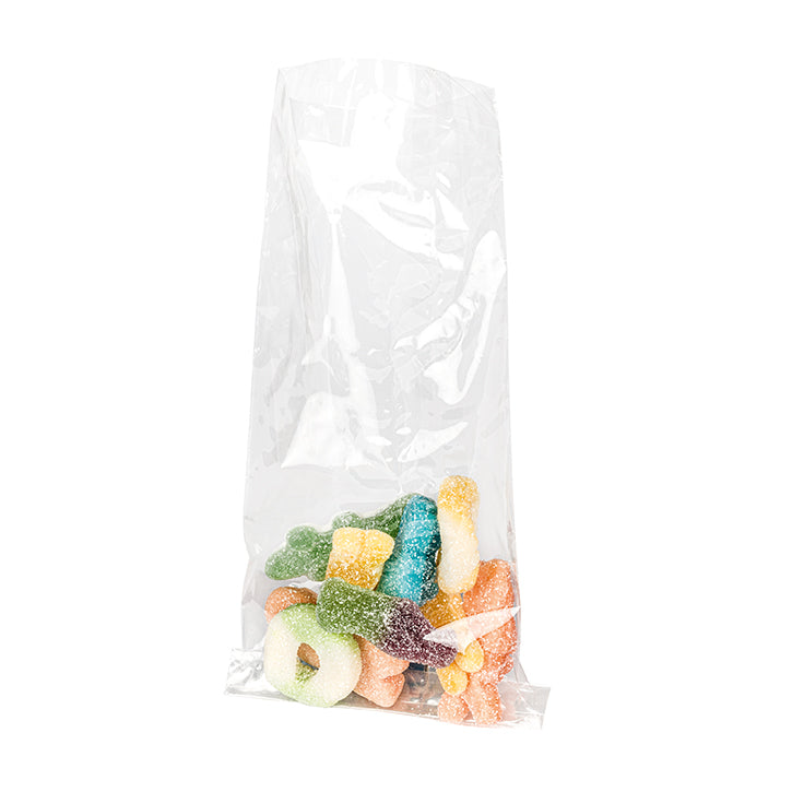 SACHETS À CONFISERIES 100X200MM TRANSPARENT X100