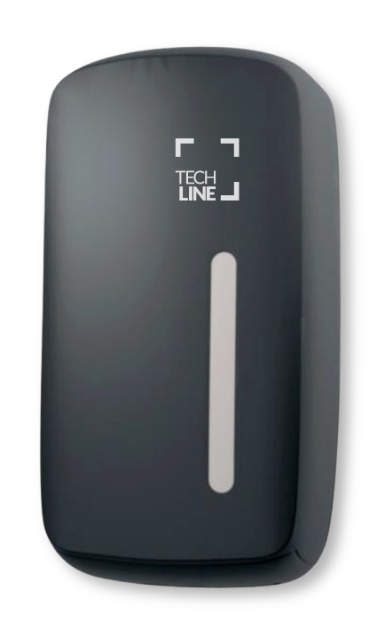 DISTRIBUTEUR DE PAPIER TOILETTE PLIÉ TECHLINE NOIR