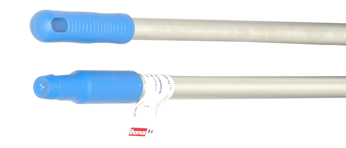 MANCHE ALIMENTAIRE ALUMINIUM 1,4M DIAMETRE 25MM BLEU