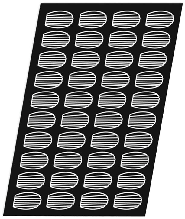 FLEXIPAN 60X40 PLAQUE DE 40 MADELEINES 7.8X4.7 CM