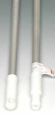 MANCHE ALIMENTAIRE ALUMINIUM 1,4M DIAMETRE 25MM BLANC