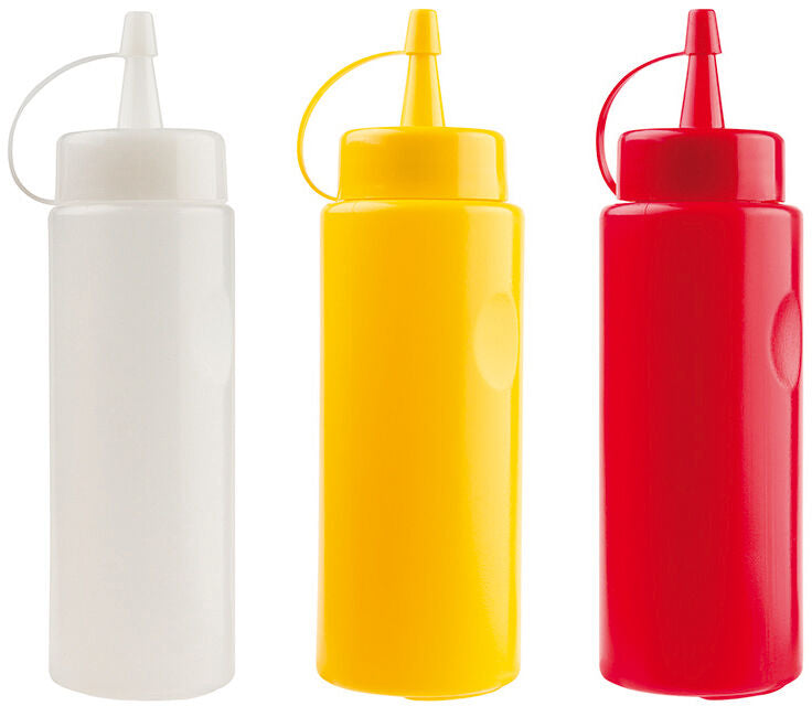 FLACON VERSEUR SOUPLE EN POLYÉTHYLÈNE 70 CL TRANSPARENT