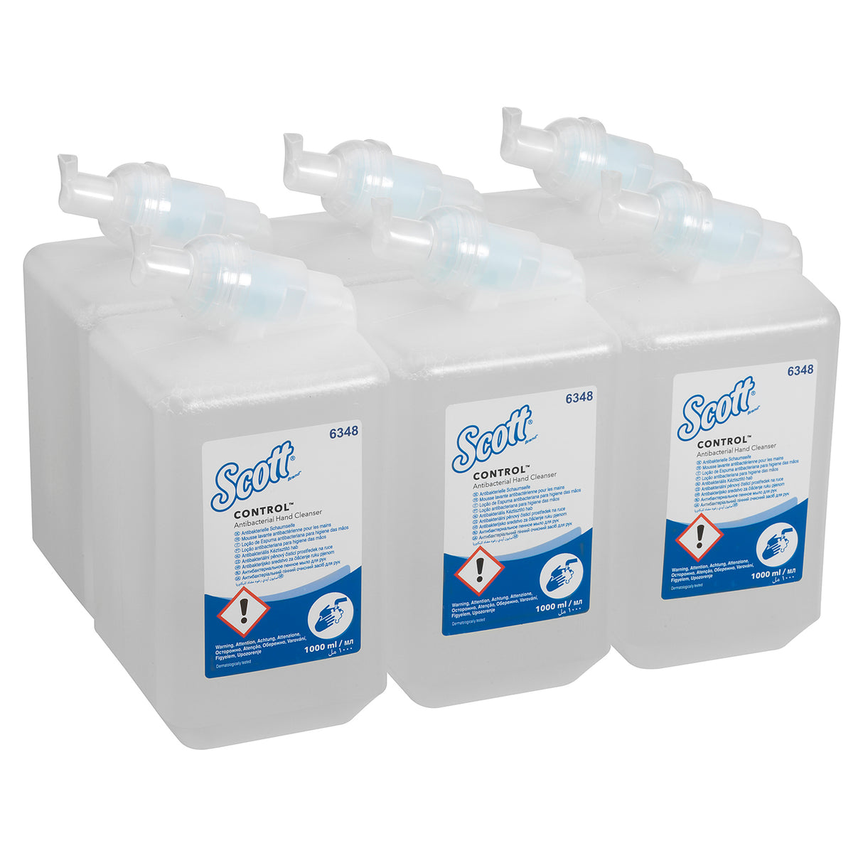 SAVON ANTIMICROBIEN MOUSSE SCOTT® CONTROL™ CARTOUCHE 1L X6