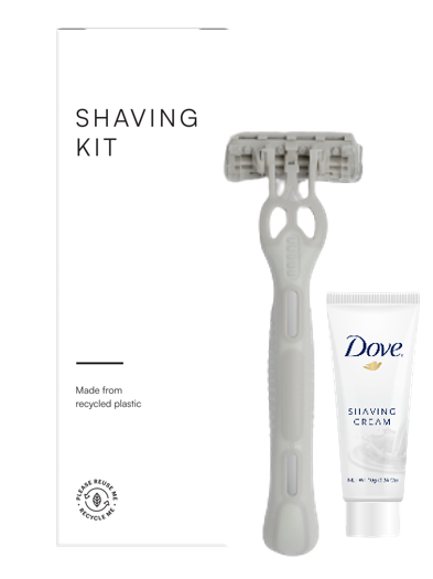 SET RASAGE RASOIR 3 LAMES CRÉME DE RASAGE DOVE 10ML X250