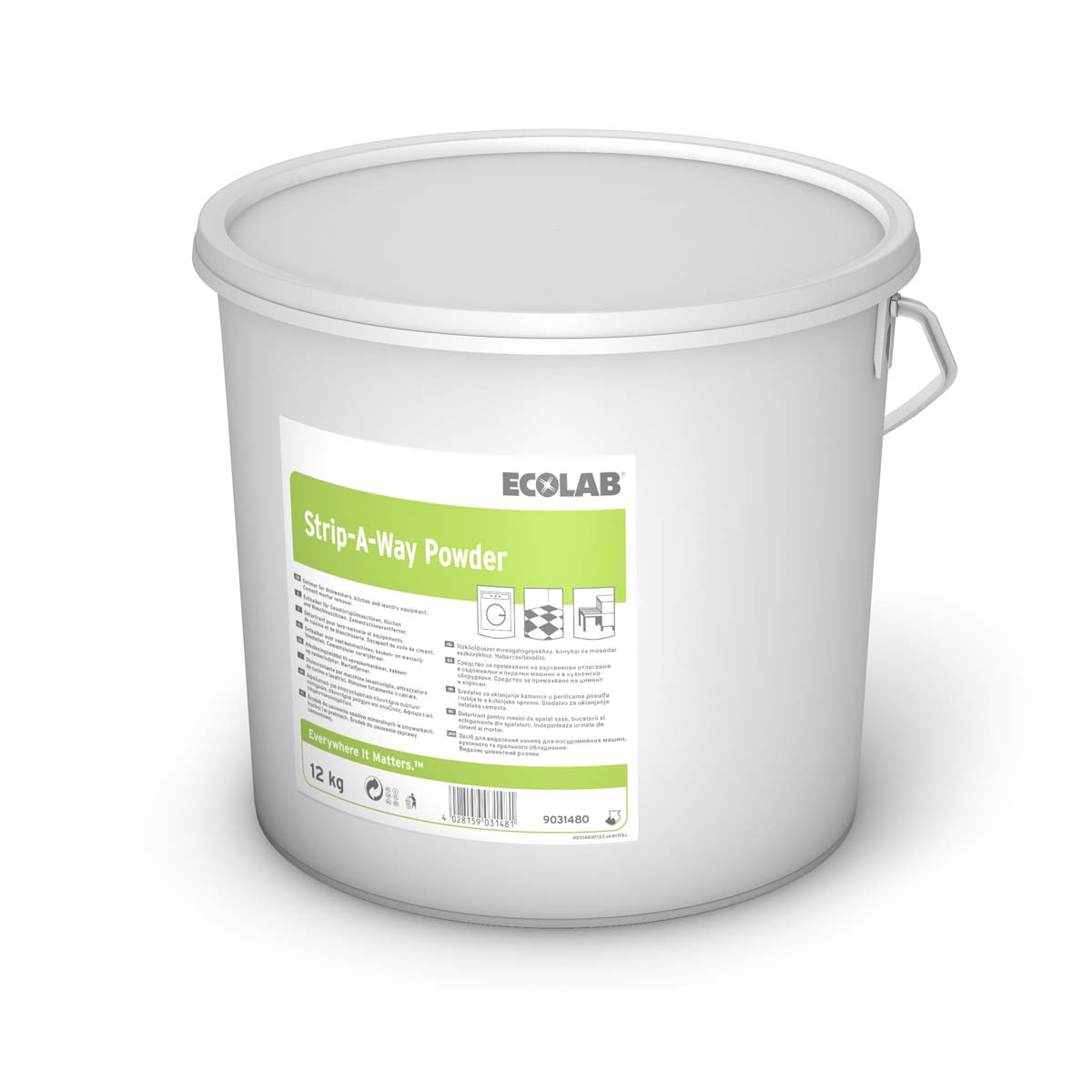 DETARTRANT POUDRE STRIP A WAY POWDER ECOLAB 12KG