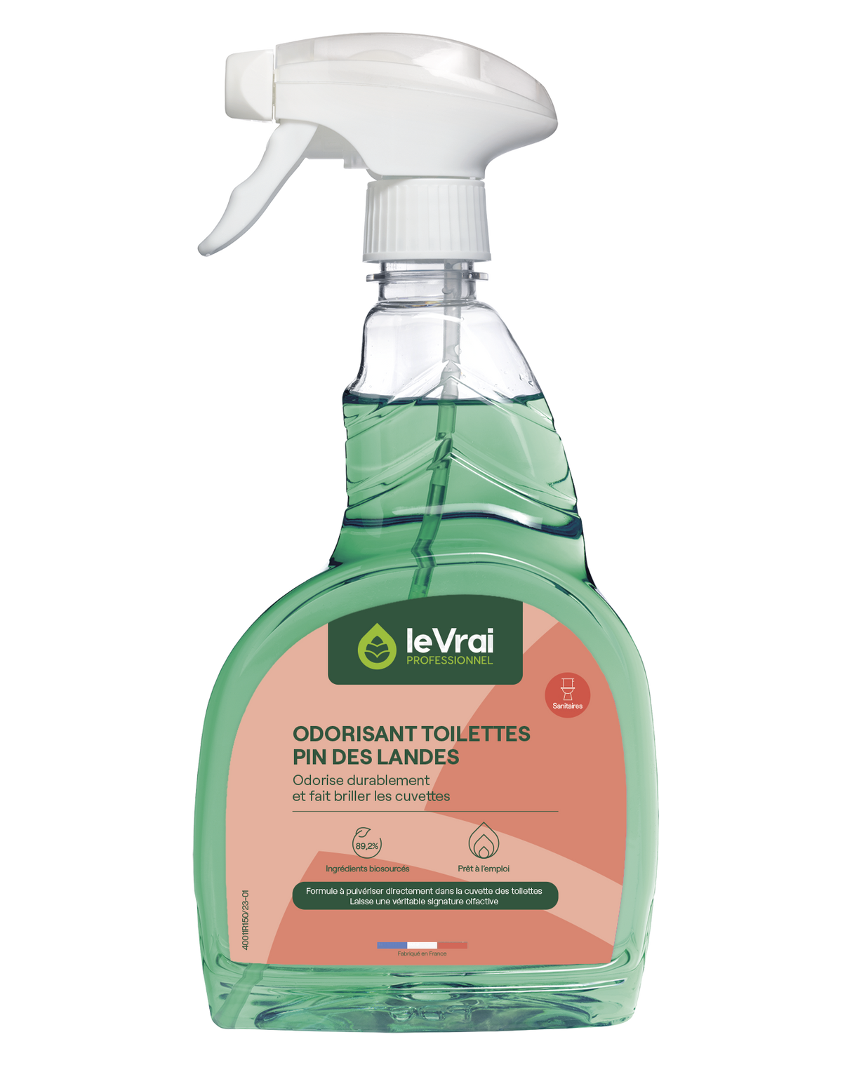 ODORISANT TOILETTES SANITAIRE PIN DES LANDES LE VRAI PROFESSIONNEL 750ML