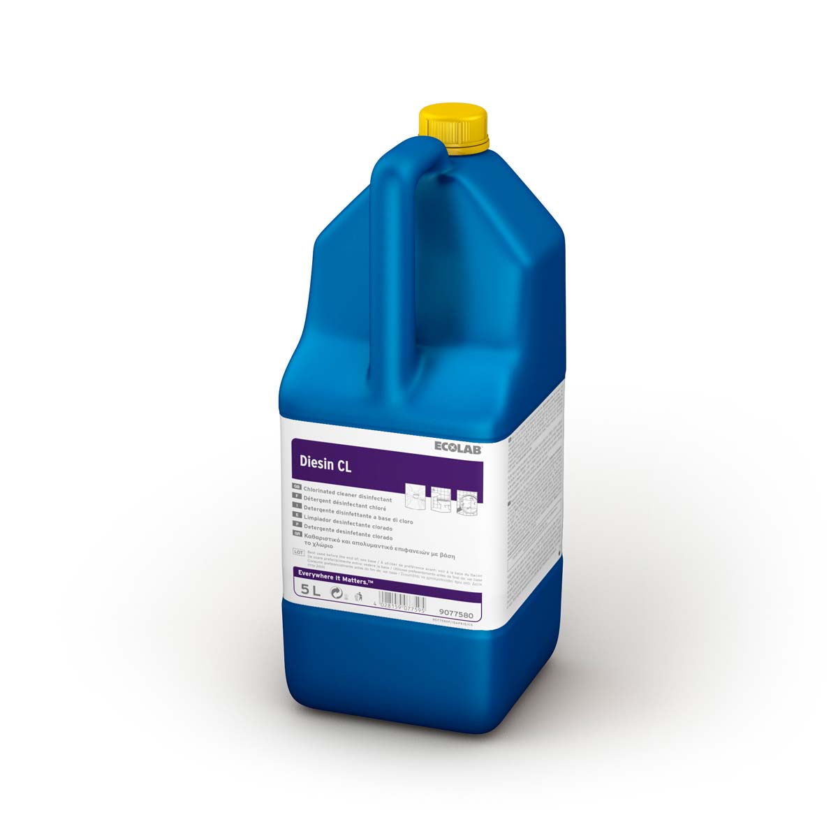 NETTOYANT DESINFECTANT CHLORE DIESIN CL ECOLAB 5L