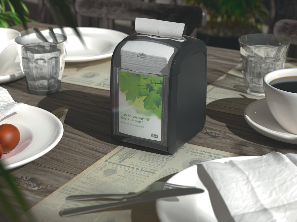 DISTRIBUTEUR SERVIETTE POUR TABLE TORK XPRESSNAP FIT® N14 NOIR