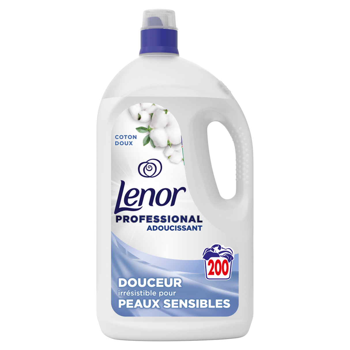 ASSOUPLISSANT LENOR PRO SOFT COTTON PEAUX SENSIBLES 4L.