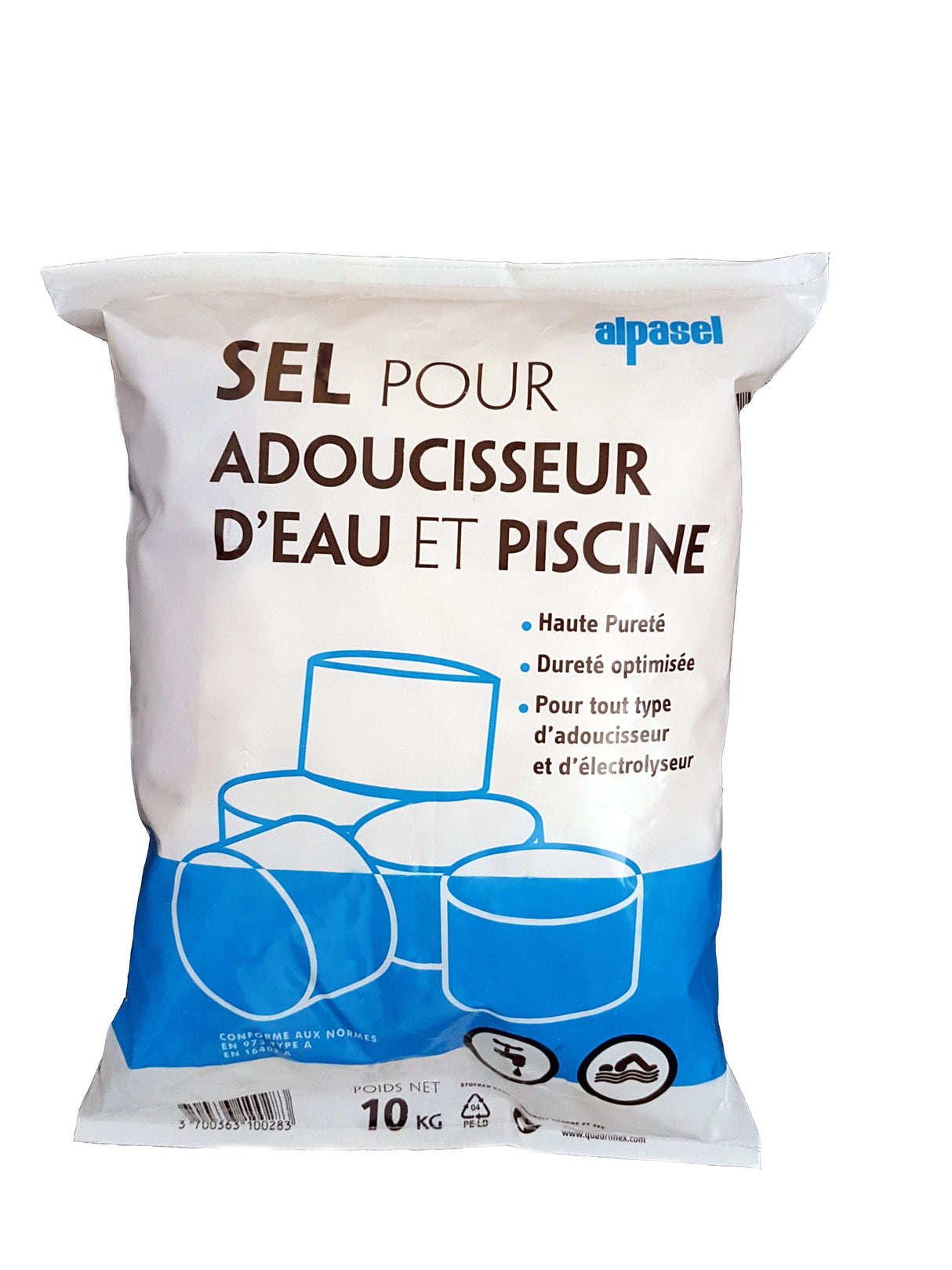 SEL ADOUCISSEUR D'EAU PASTILLES ALPASEL 10KG