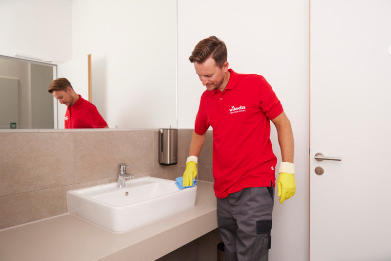 LAVETTE NON TISSEE R-MICRONQUICK 38X40CM BLEU VILEDA X5