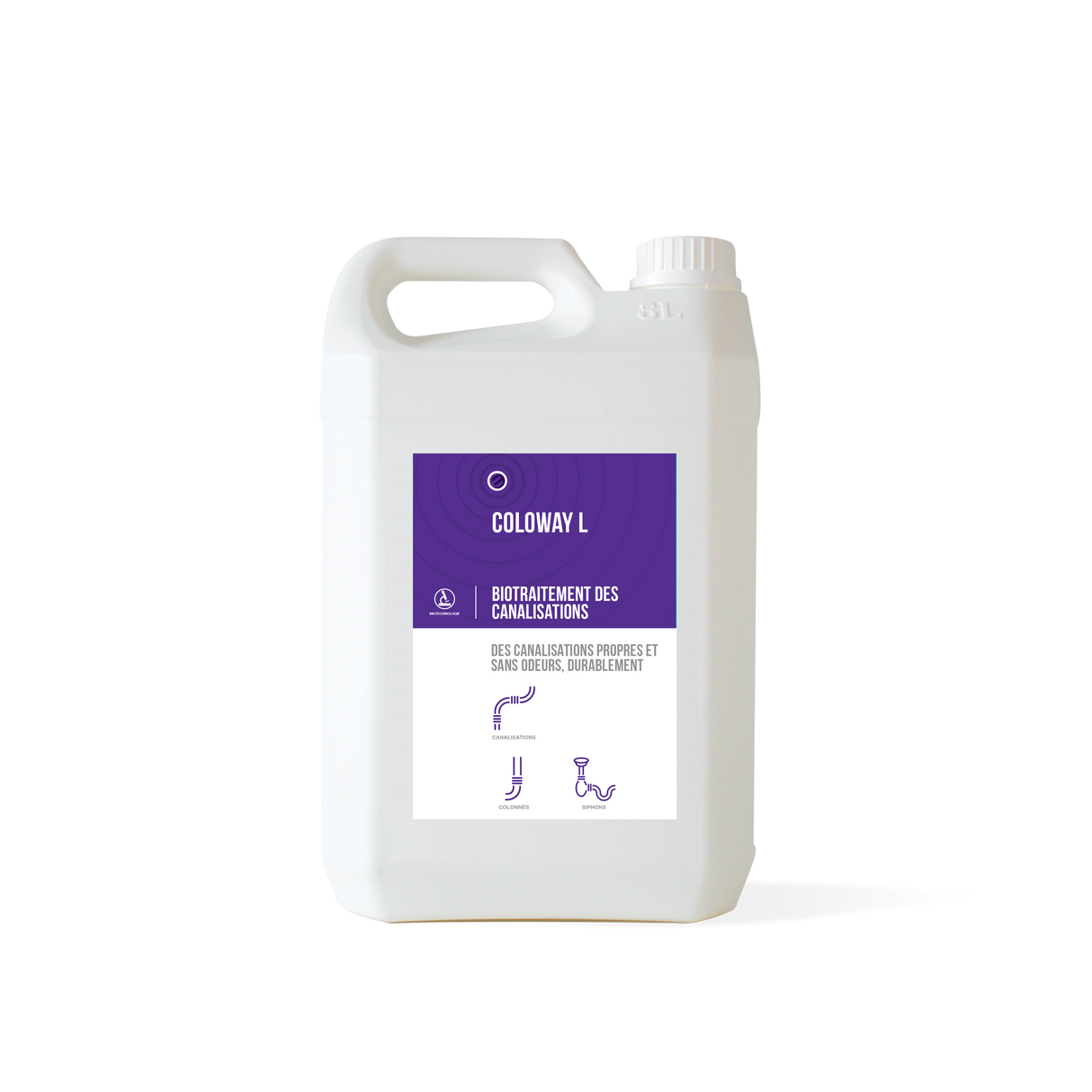 DEBOUCHEUR CANALISATION PREVENTIF PROBIOTIQUE COLOWAY L 5L