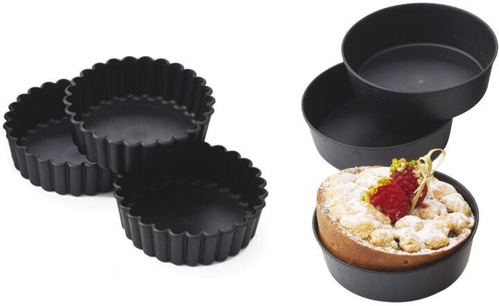 EXOGLASS TOURTIÈRES CANNELÉES 10 CM X12