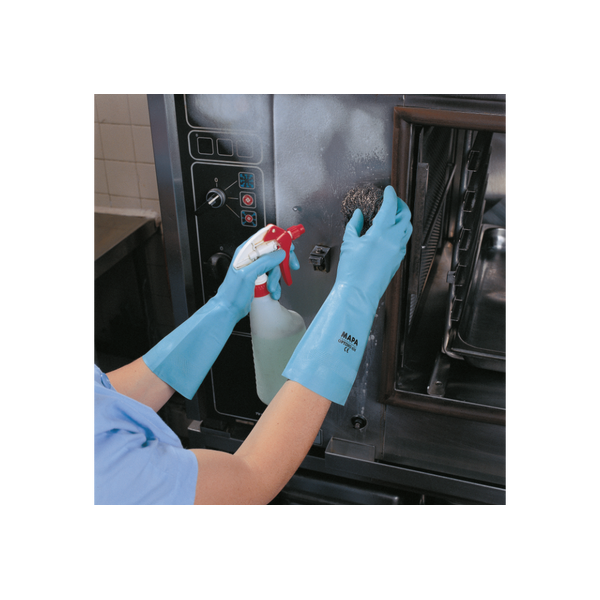 GANT ELASTOMERE BLEU ULTRANITRIL 454 TAILLE 7 X1 PAIRE