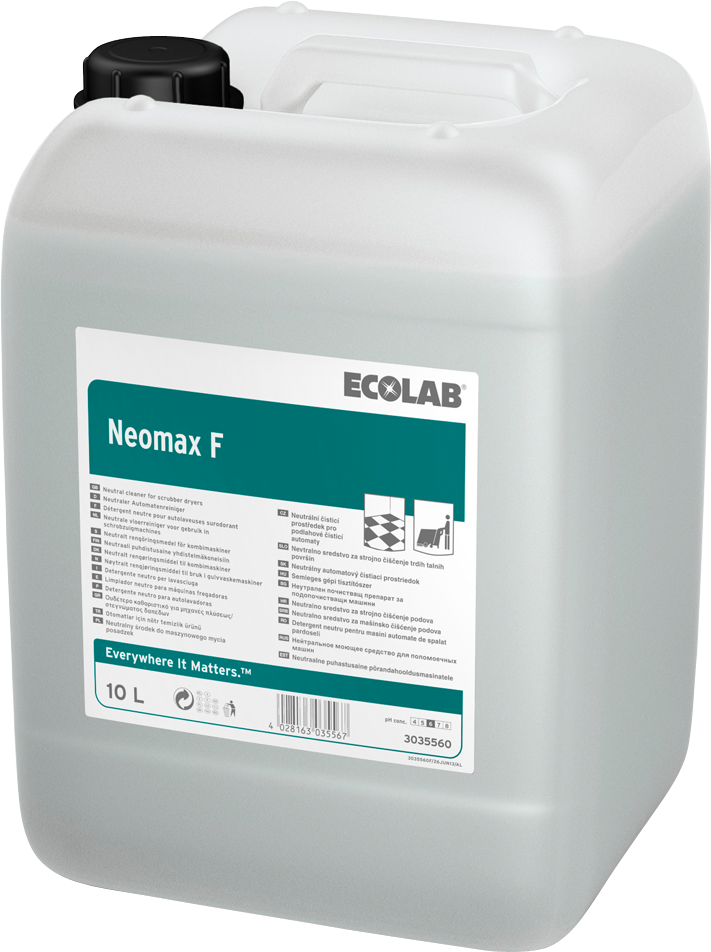 DETERGENT AUTOLAVEUSE NEUTRE NEOMAX F ECOLAB 10L