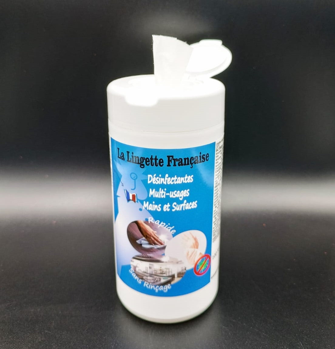 LINGETTES DESINFECTANTES MAINS ET SURFACES X100