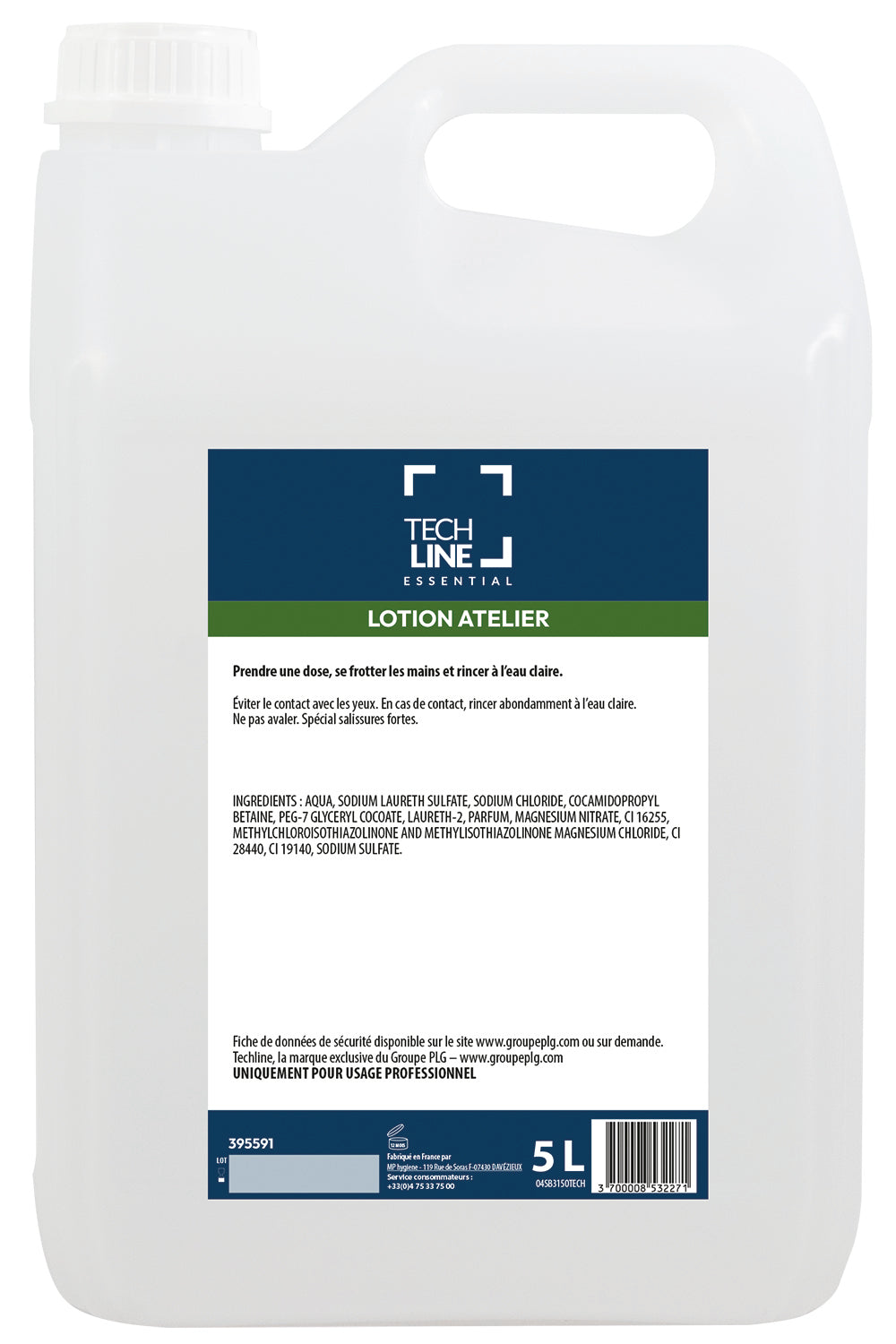 SAVON ATELIER TECHLINE BIDON 5L