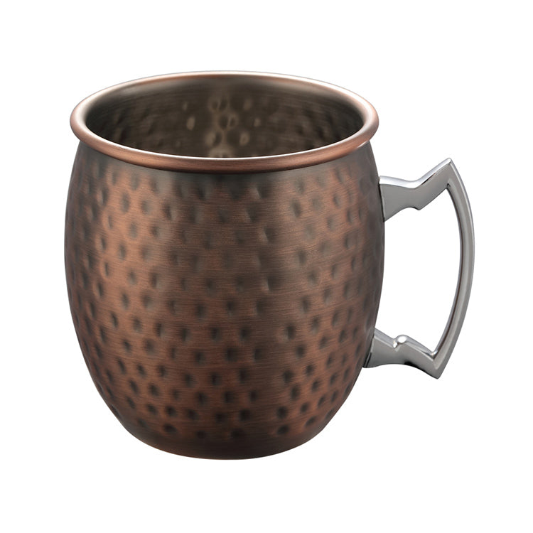 MOSCOW GOBELETS EN CUIVRE MARTELÉ MAT 50 CL X2