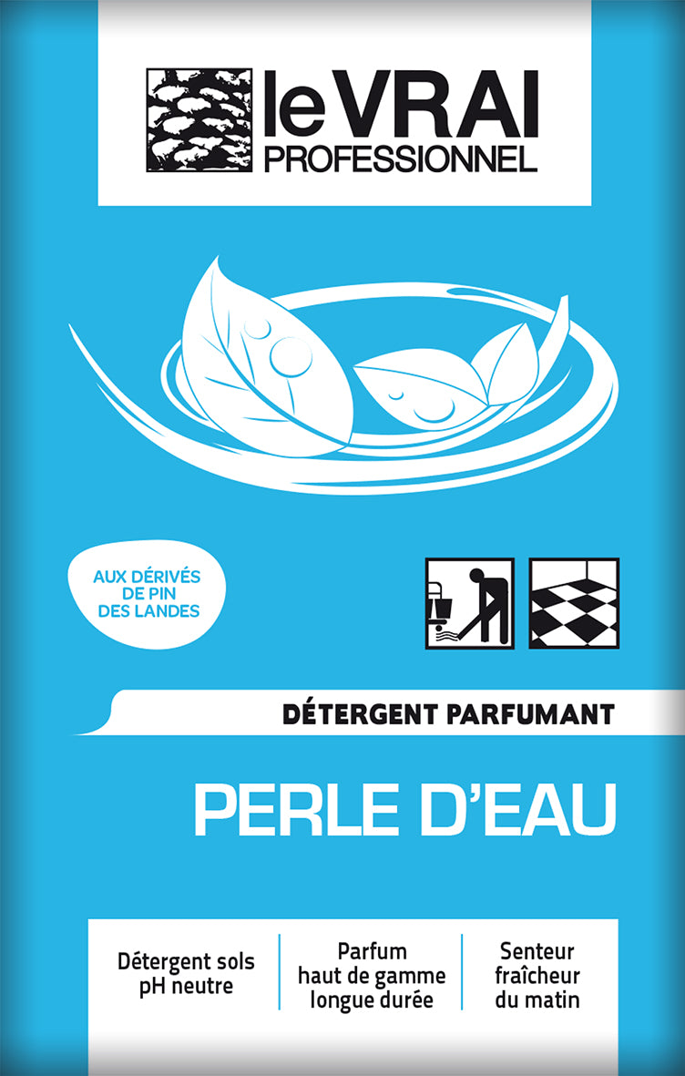 NETTOYANT SOLS PARFUMANT LE VRAI PERLE D'EAU 16ML CX125