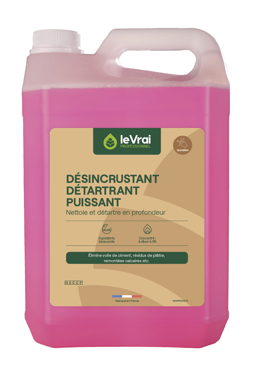 DESINCRUSTANT SOLS APRES TRAVAUX LE VRAI PROFESSIONNEL 5L