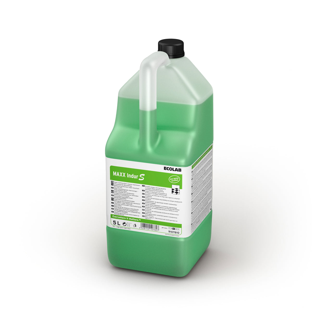 NETTOYANT SUPER MOUILLANT SOLS DUR ECOLAB MAXX INDUR S ECOLABEL 5L