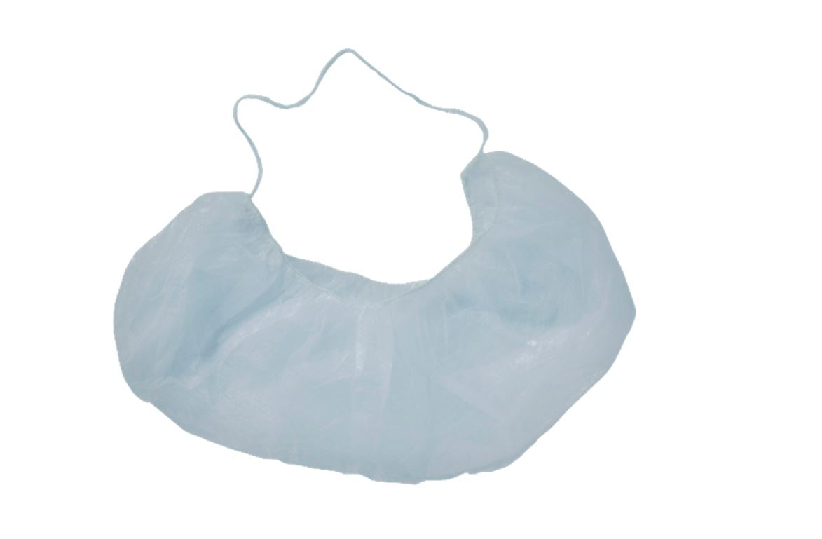 CACHE-BARBE POLYPROPYLÈNE ÉLASTIQUE BLEU X100