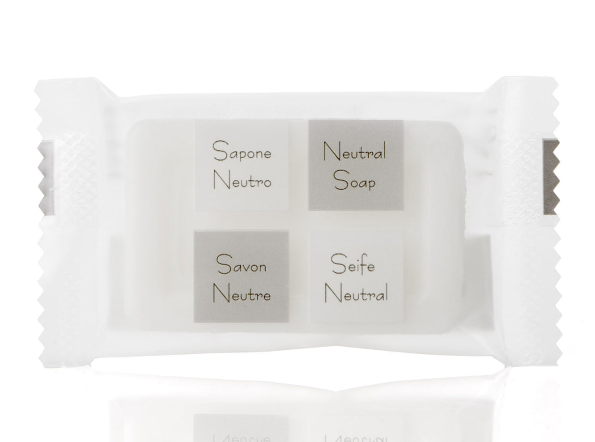 SAVON MAINS VÉGÉTAL RECTANGULAIRE 12G SACHET X500