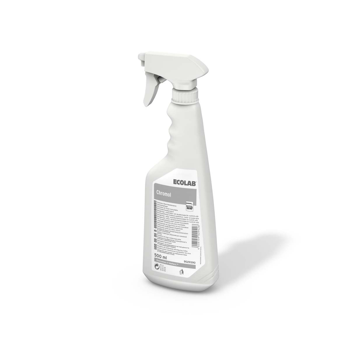 NETTOYANT ET PROTECTEUR DES INOX CHROMOL ECOLAB 500ML