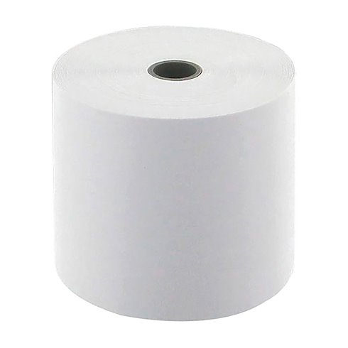 BOBINE CARTE BANCAIRE PAPIER THERMIQUE 17M 57X40X12MM BLANC X50