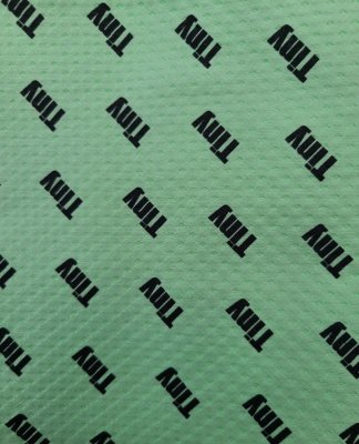 LAVETTE NON TISSEE MICROFIBRE TINY 33X36CM VERT ECOLABEL NS X10