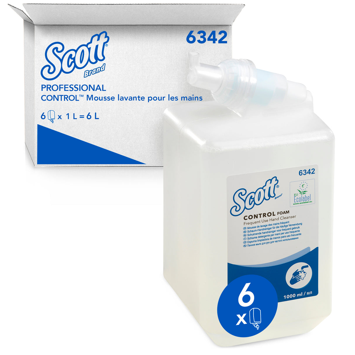 SAVON MOUSSE SCOTT® CONTROL ™ CARTOUCHE 1L X6