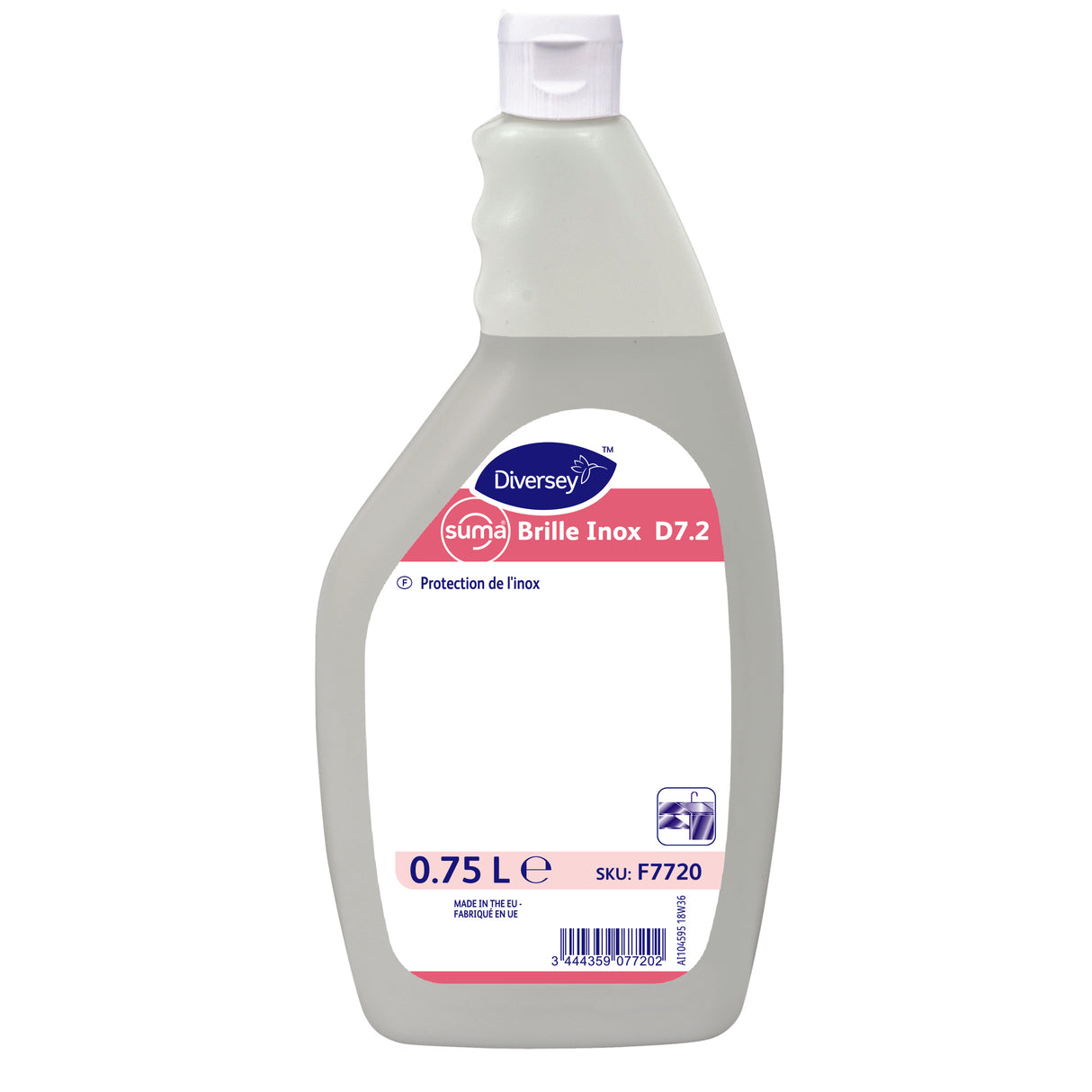 NETTOYANT INOX SUMA BRILLE INOX (D7.2) 750ML