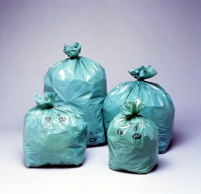 SAC POUBELLE 110L BASSE DENSITE DECHETS MOYENS NFE VERT X200
