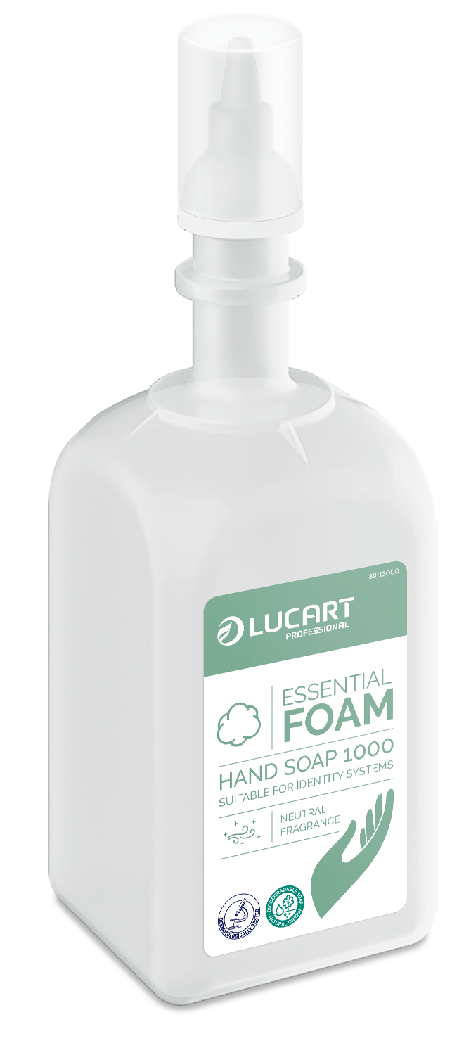 SAVON MOUSSE NEUTRE ESSENTIAL FOAM CARTOUCHE 1L X6