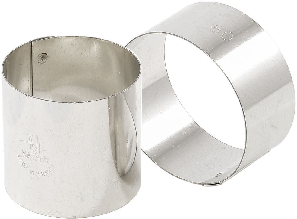 NONETTES À MOUSSE INOX 7,5X4 CM X4