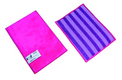TAMPON GRATTANT ET SECHANT MEMO PAD ROSE / VIOLET X2
