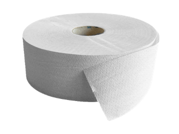 PAPIER TOILETTE JUMBO TECHLINE POSITIVE 180M BLANC 2 PLIS ECOLABEL X12